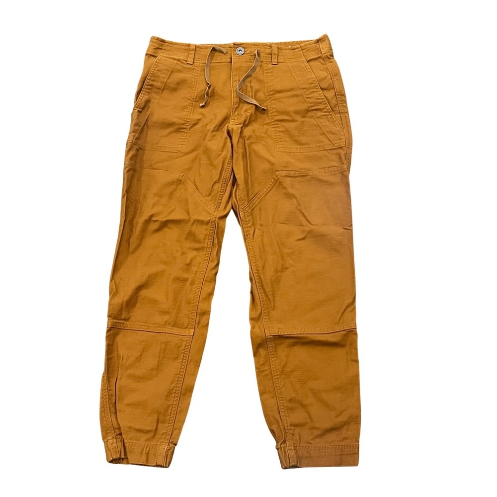 REI Co-op Trailsmith Jogger Pants Rust Brown Cotton Men's 34x30 Hiking Outdoor